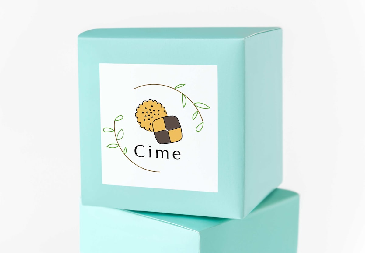 店舗を持たないお菓子屋さん Cime様のロゴデザイン制作
