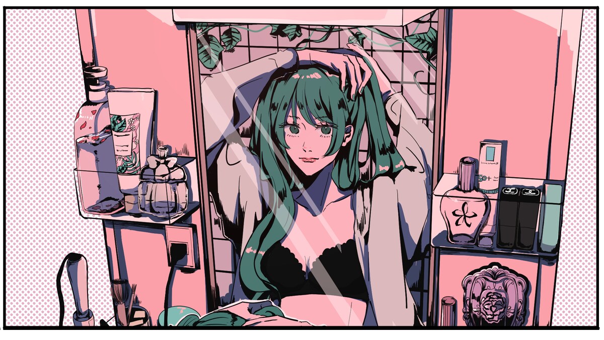 初音ミク誕生日イラスト