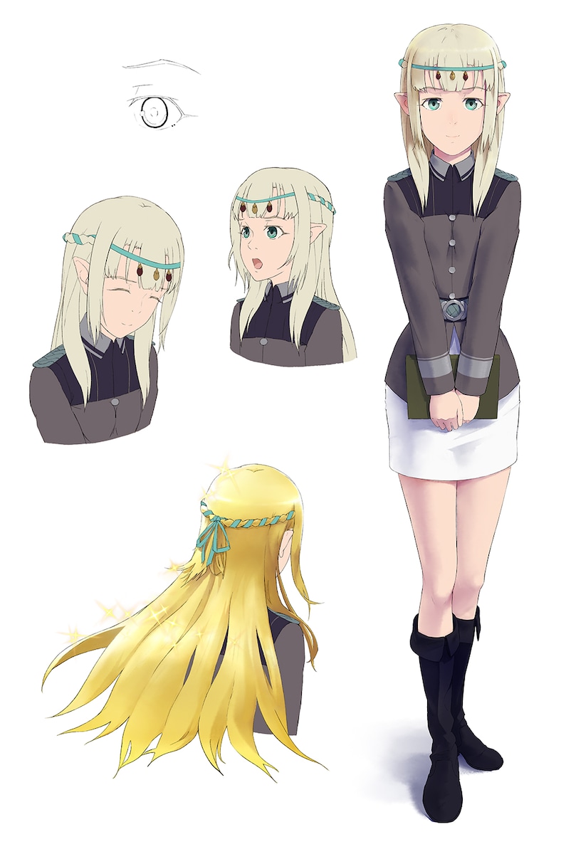 金髪エルフ姫（original ） | Onekotanさん(fanart差分キャラデザインmanga)のポートフォリオ | ココナラ