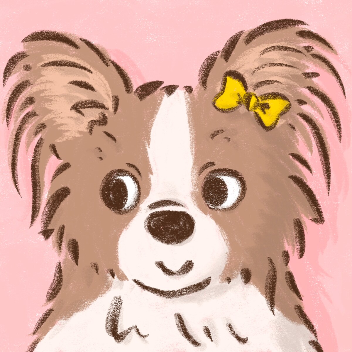 オリジナルイラスト　パピヨン
