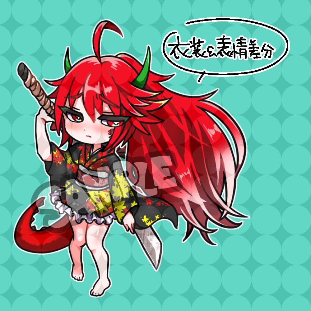 vtuber様の動画用イラスト