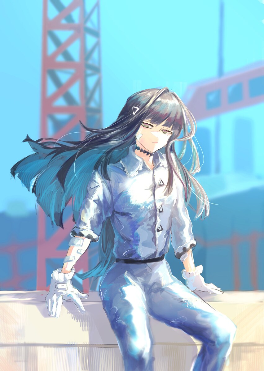 背景つき　イラスト