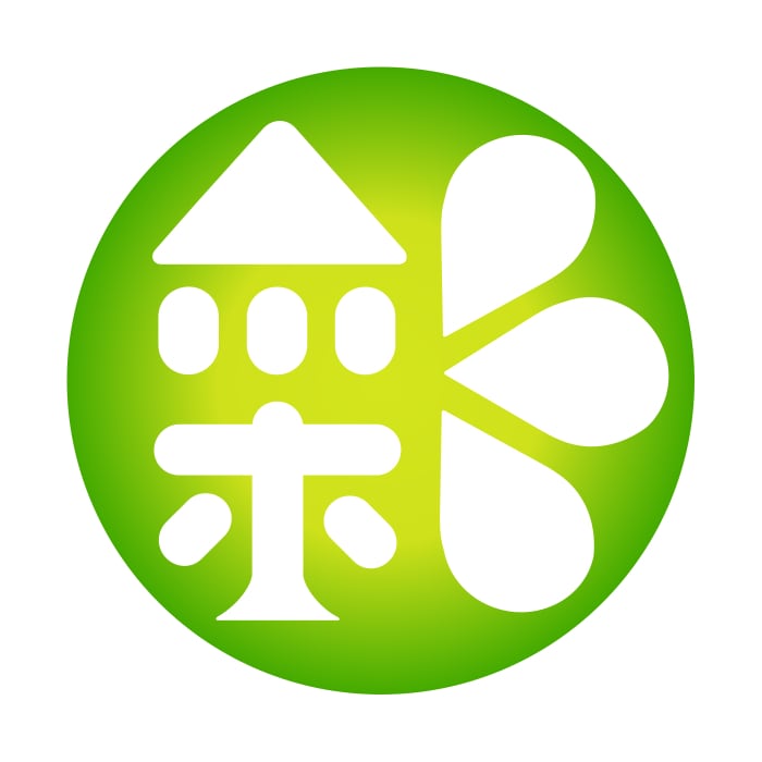 「彩」の図案化ロゴ