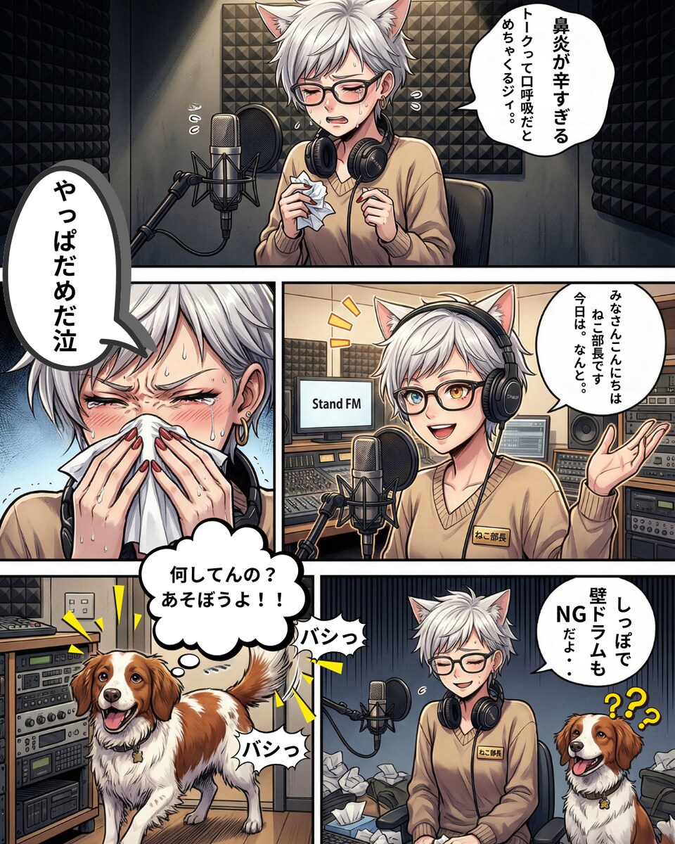 ねこ部長スタエフ収録NGの訳は？？