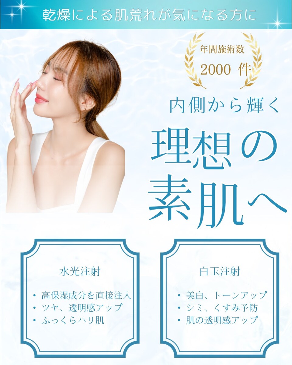 美容クリニック向け：情報整理と清潔感を重視した広告