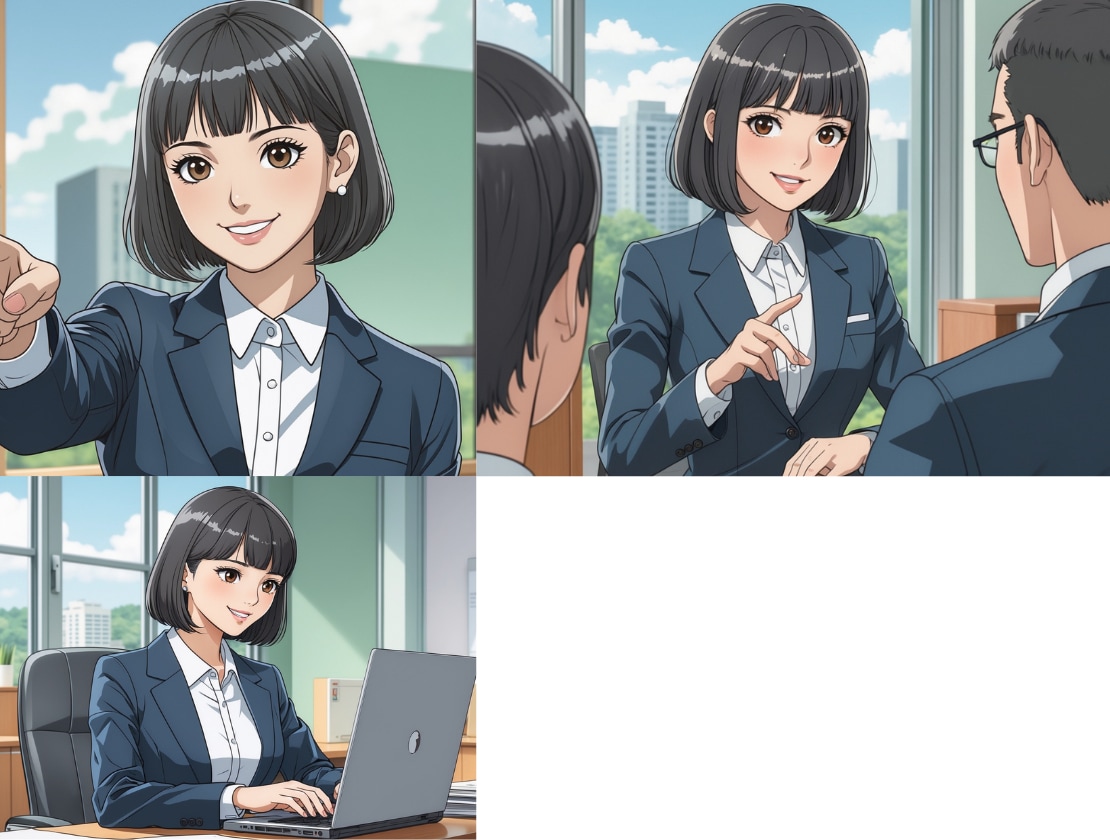 同一キャラクター固定：一貫性のあるイラスト制作