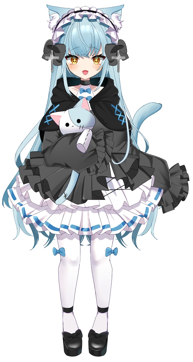 Vtuber　猫屋敷　乙葉様　パーツ分けイラスト
