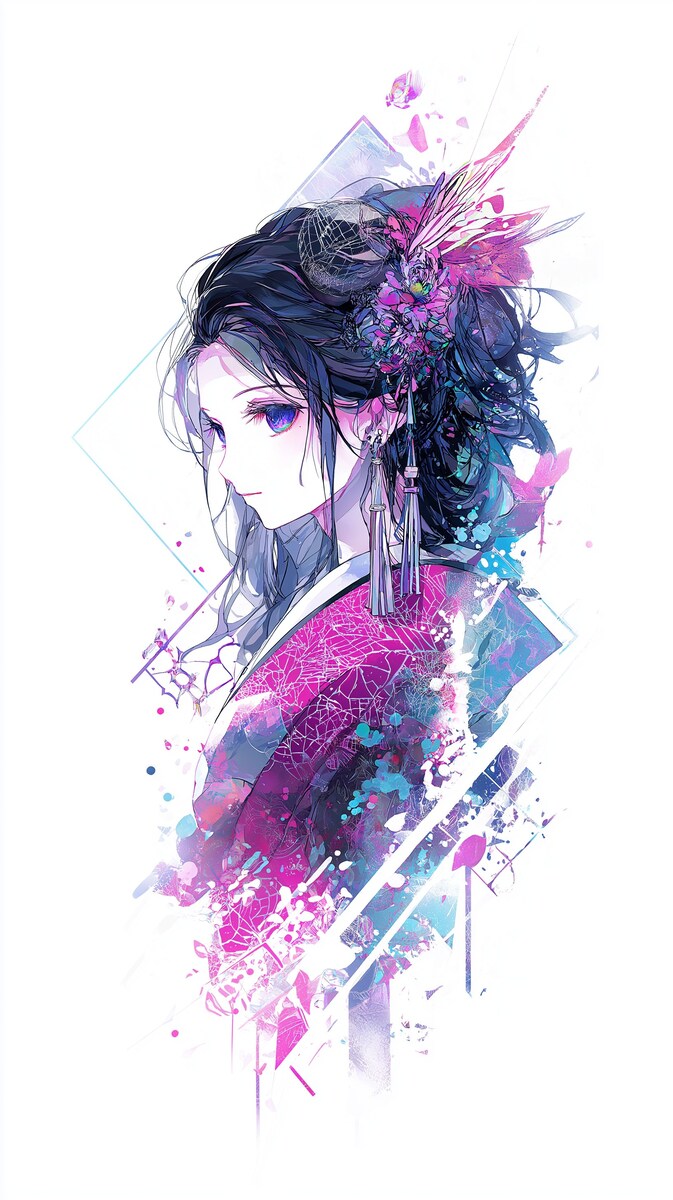 和をテイストとしたAIイラスト