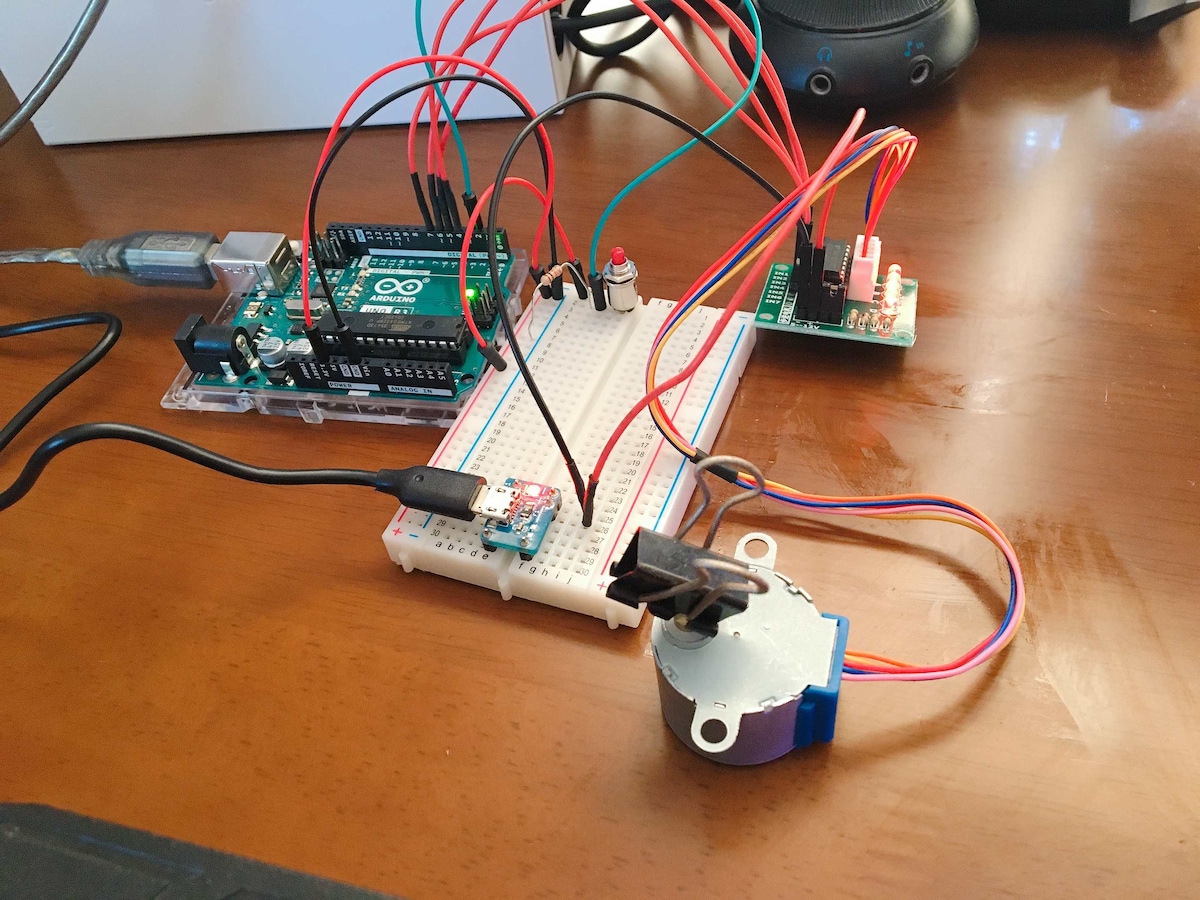 Arduinoによるステッピングモーター制御