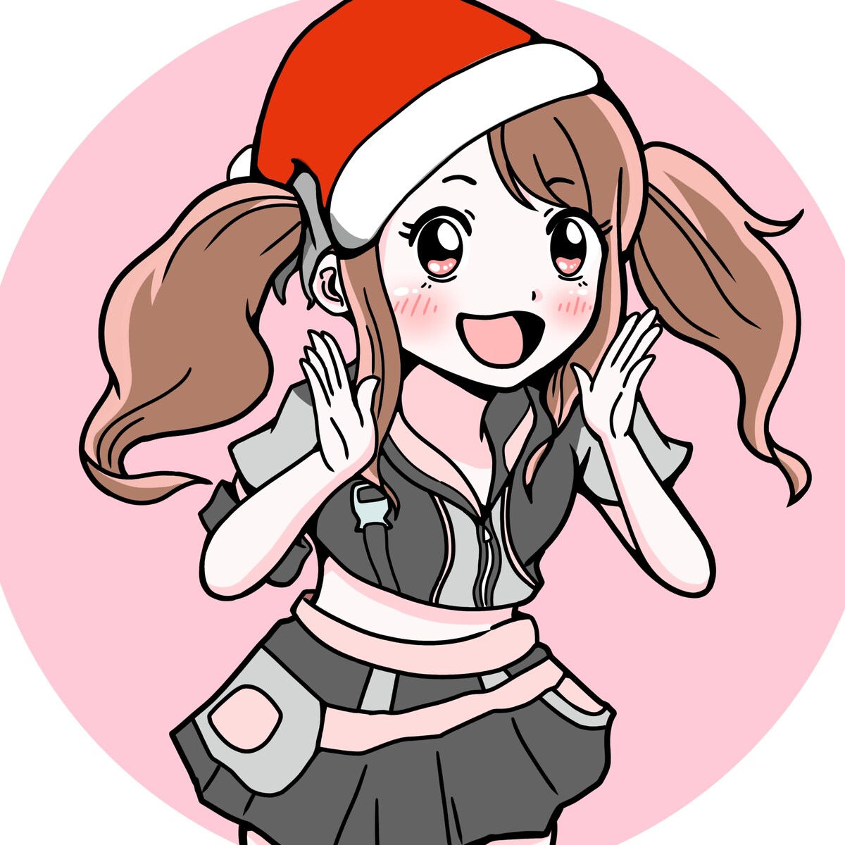 地下アイドルのアイコンイラスト制作