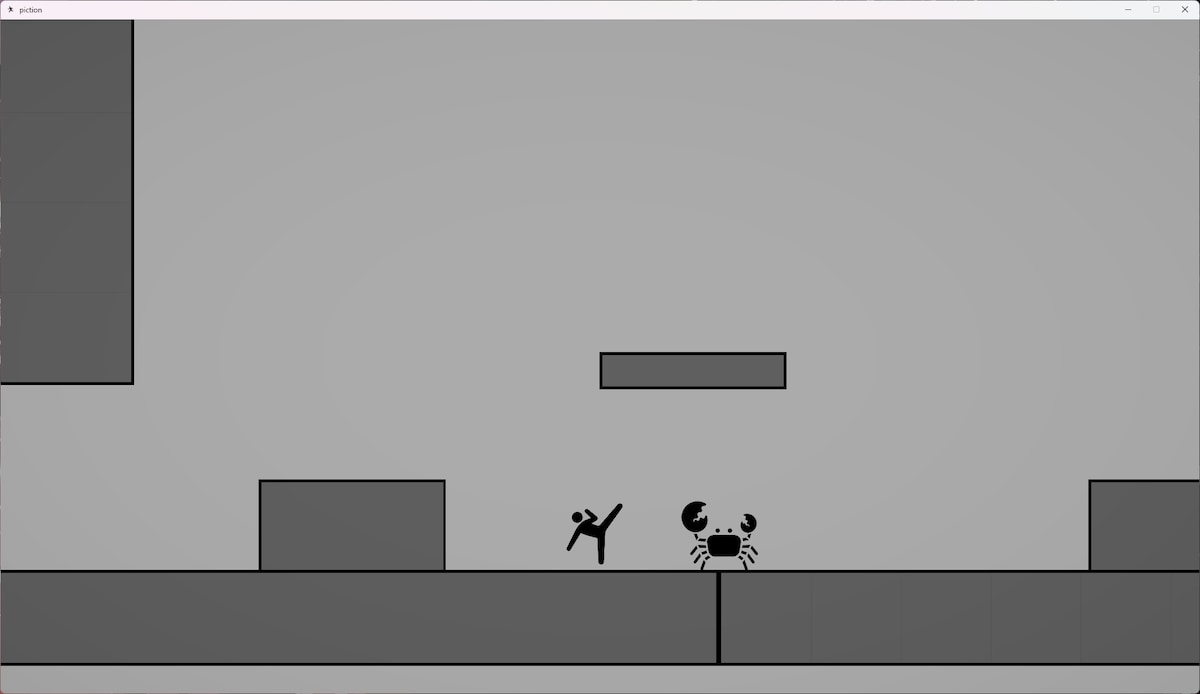 「ゲーム開発0→1」サンプル2Dアクション『piction』