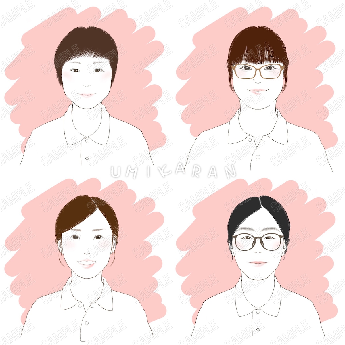 【ご依頼品】似顔絵（バストアップ）