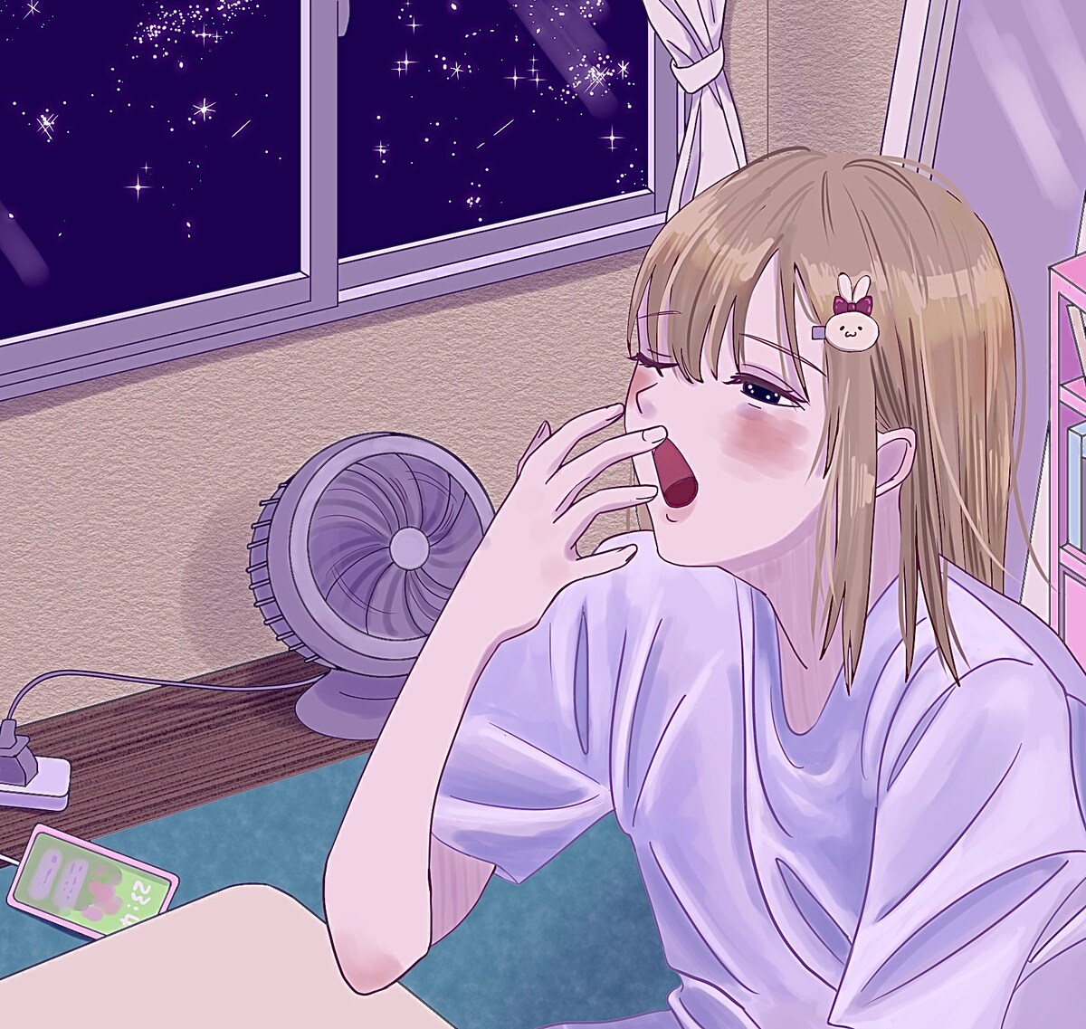 ねむねむ女の子