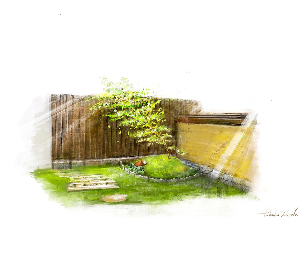 造園パース画制作