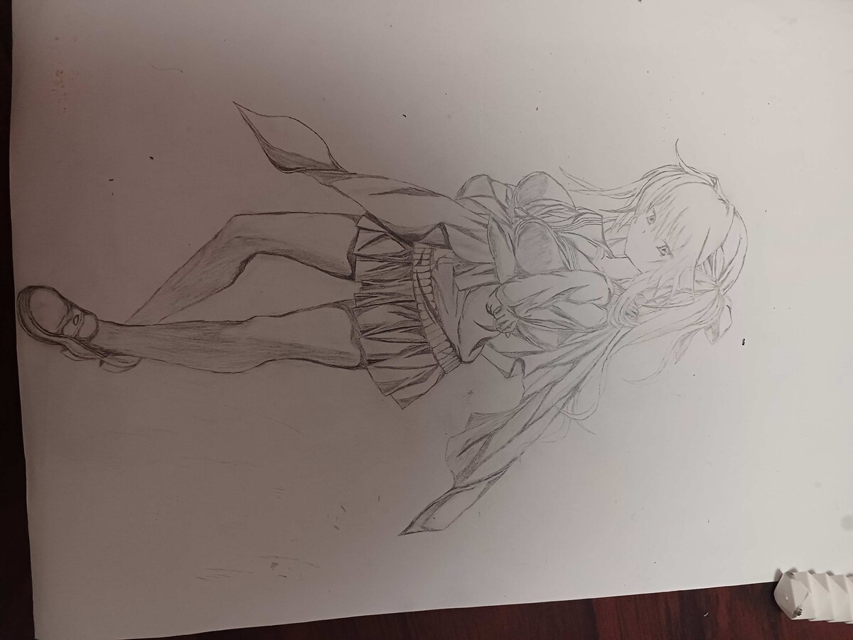 美少女ゲーム　イラスト　模写