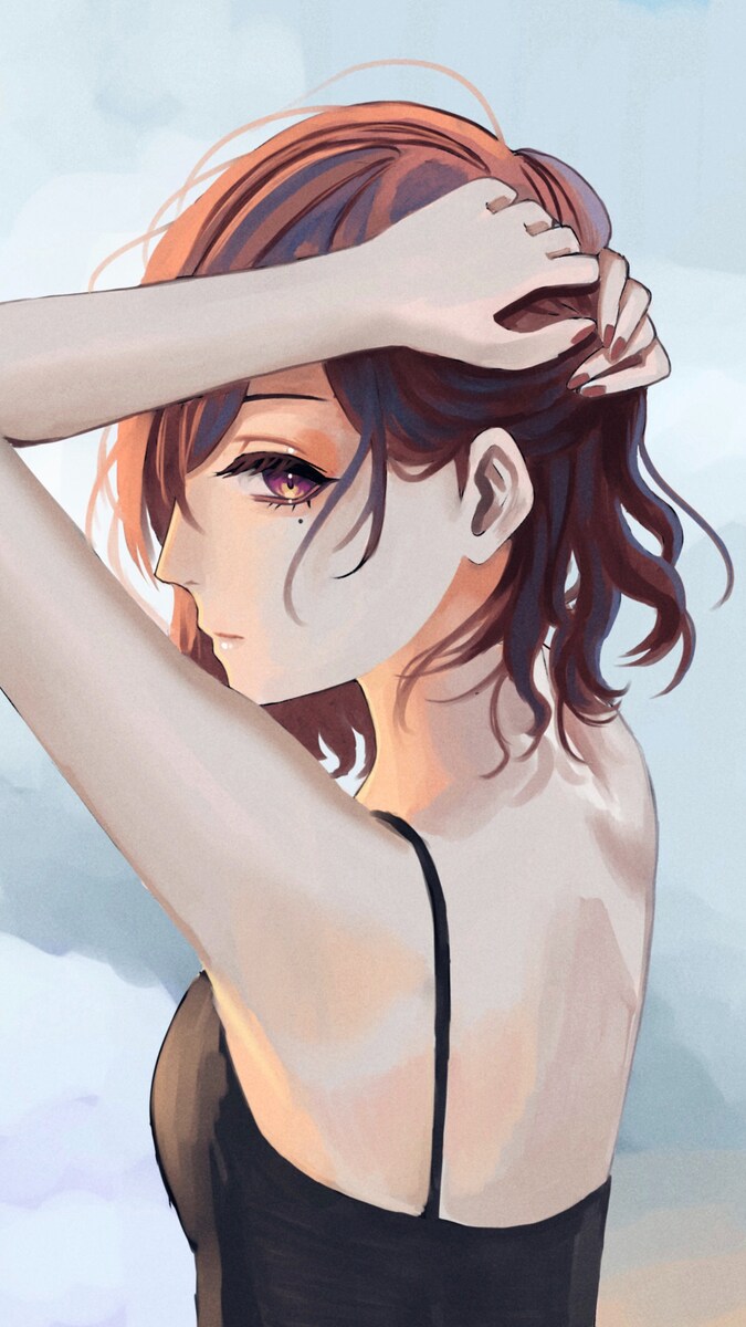 厚塗りイラストサンプル（二次創作）