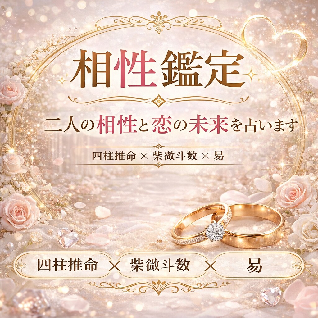 二人の相性と恋の未来を占います