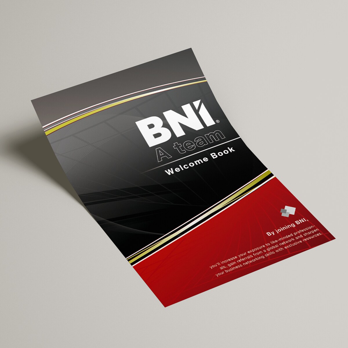 「BNI」Welcom Bookフライヤーデザイン