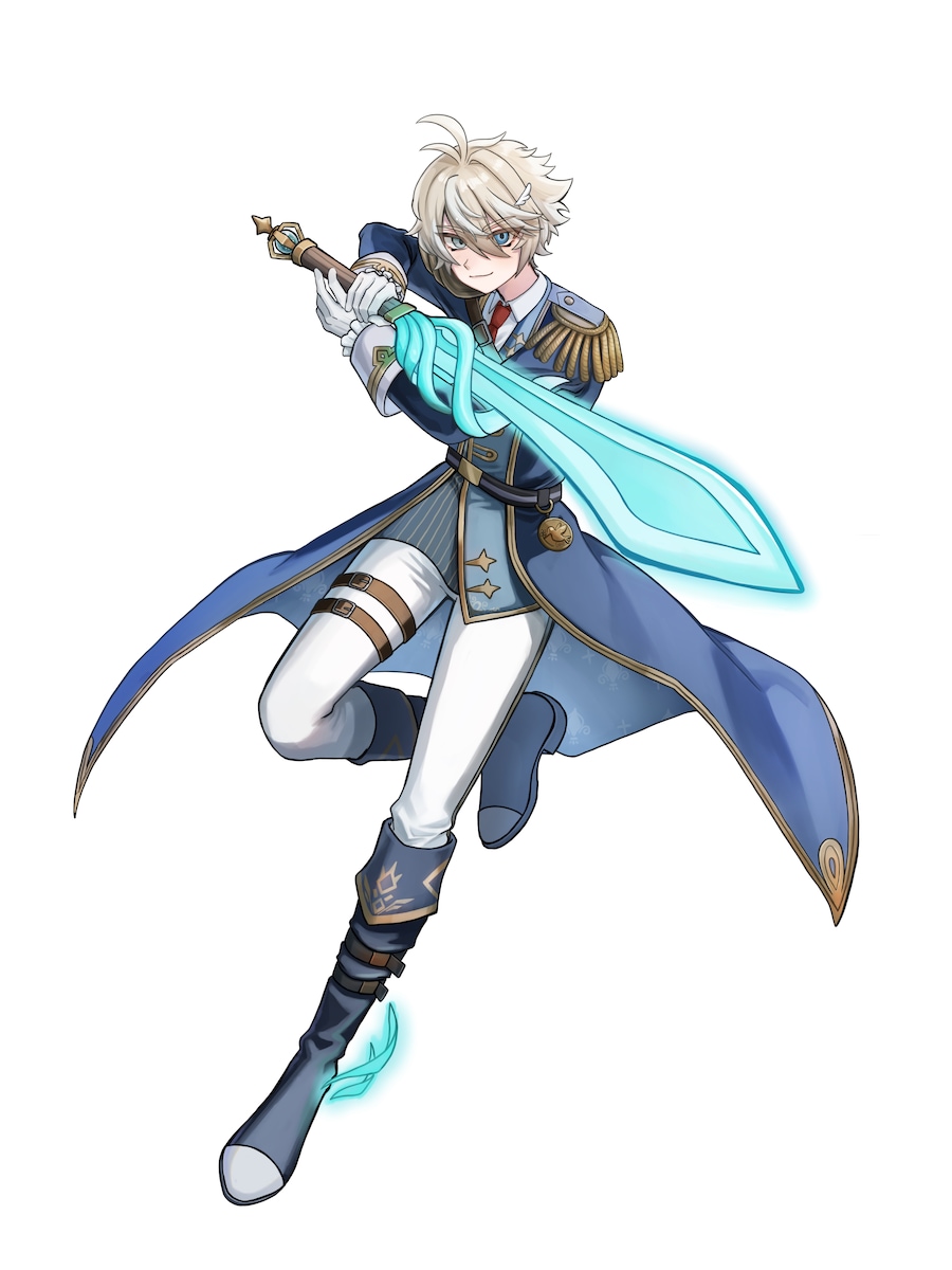 武器を持ったキャラクター