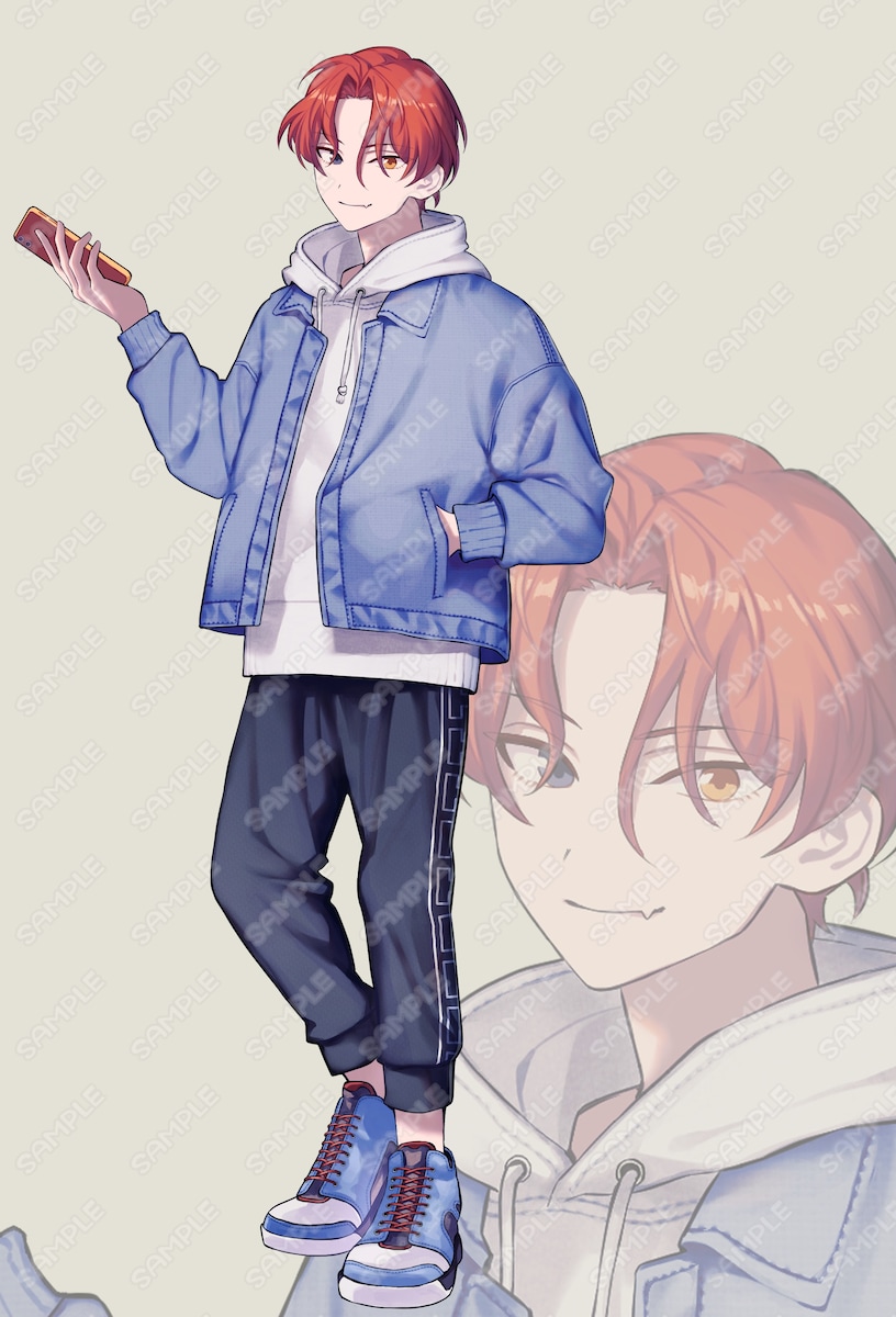 TRPG用 全身立ち絵｜男性キャラクター