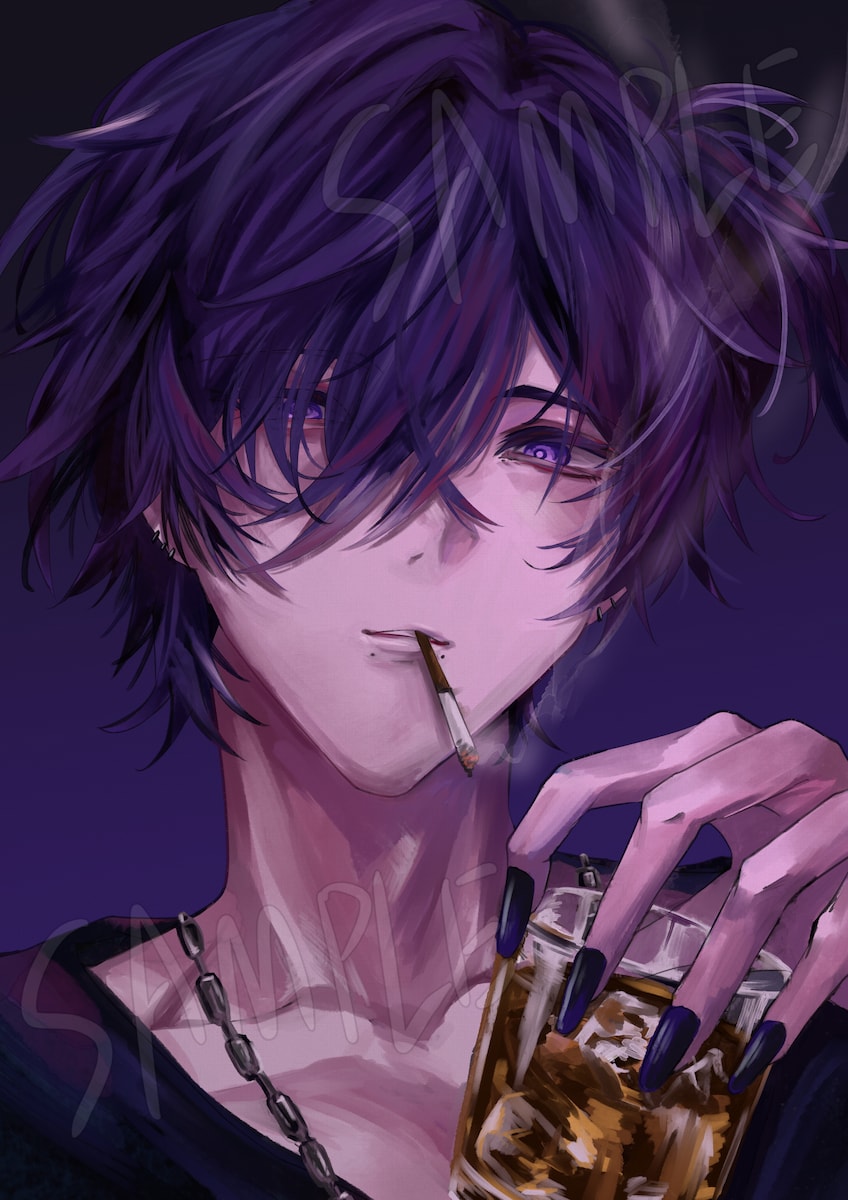 ココナラ実績◎男性キャライラスト