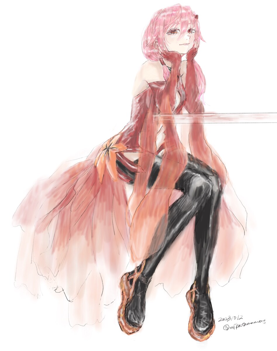 ファンアート ギルティクラウン EGOIST