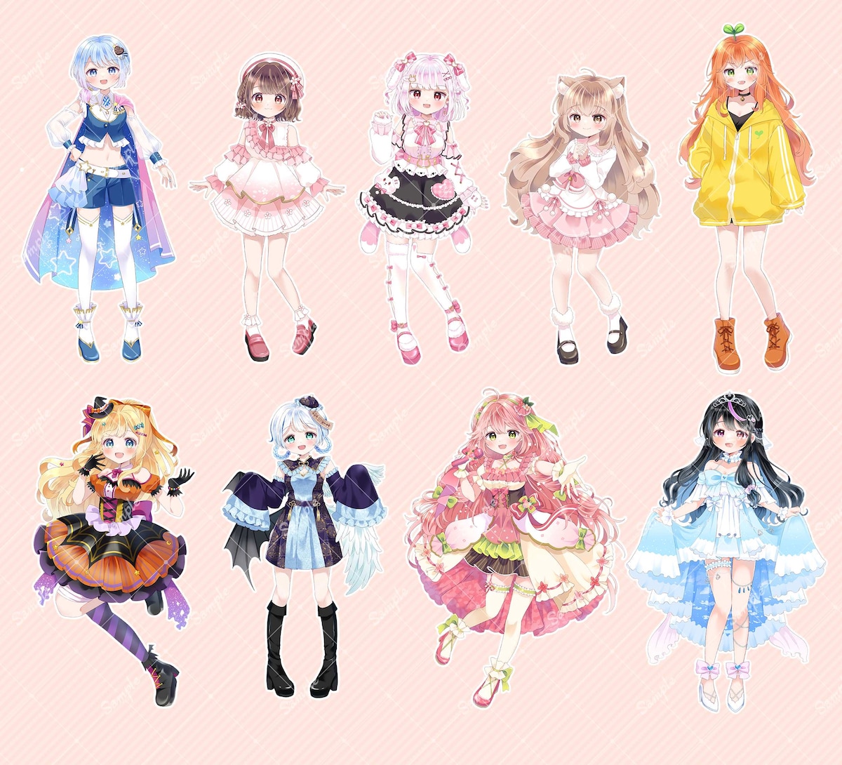 立ち絵サンプル【ご依頼】