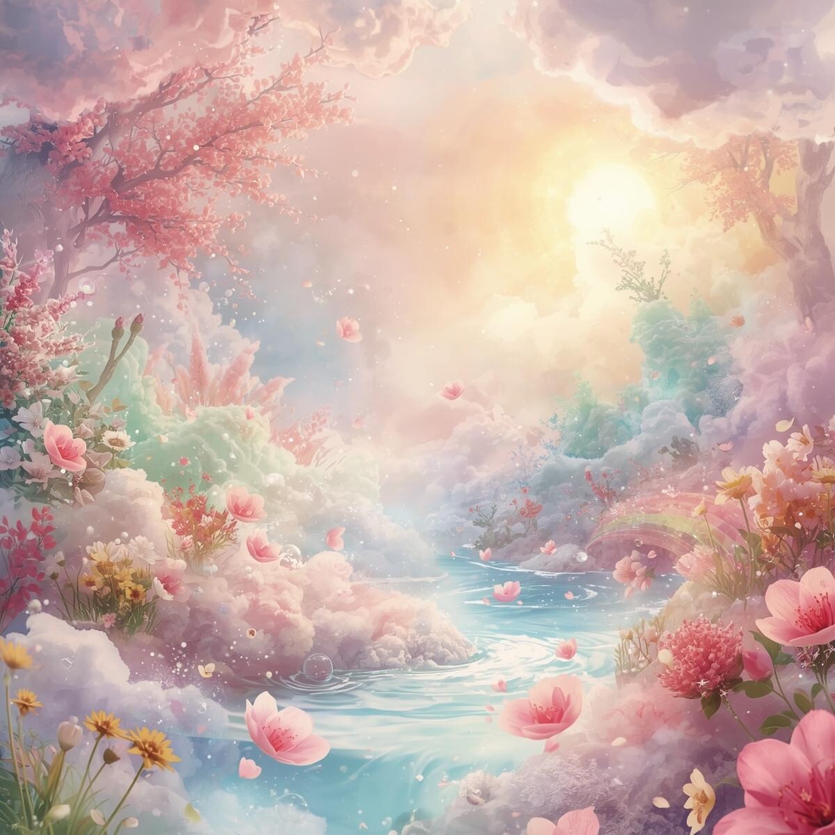 AI水彩画ヒーリングアート