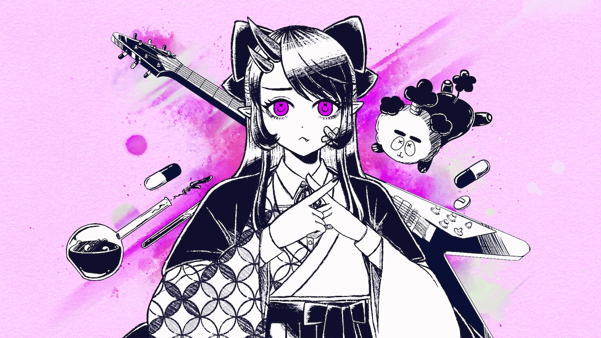 動画サムネイルイラスト 歌ってみた用