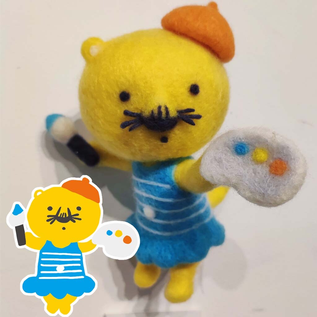 羊毛フェルトチビ人形 羊毛フェルトチビ人形