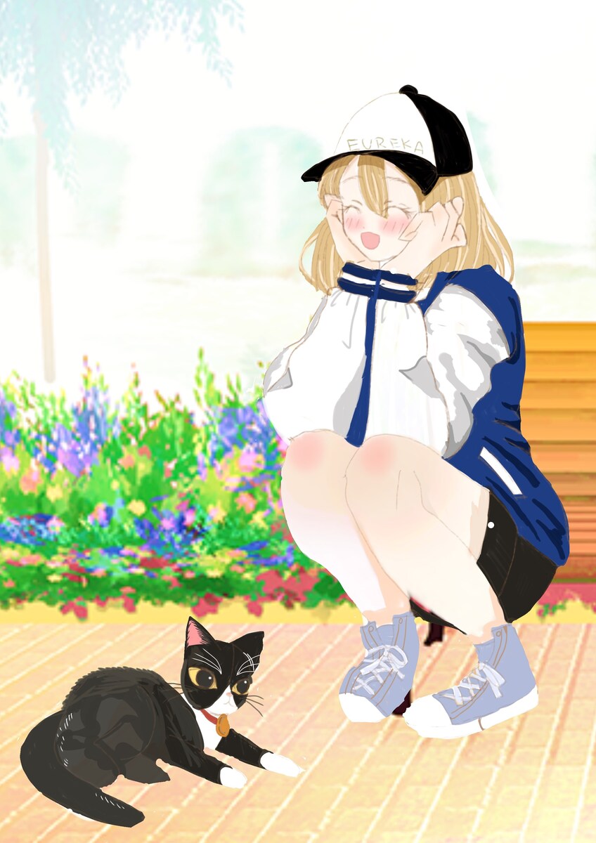 そばでにらめっこ