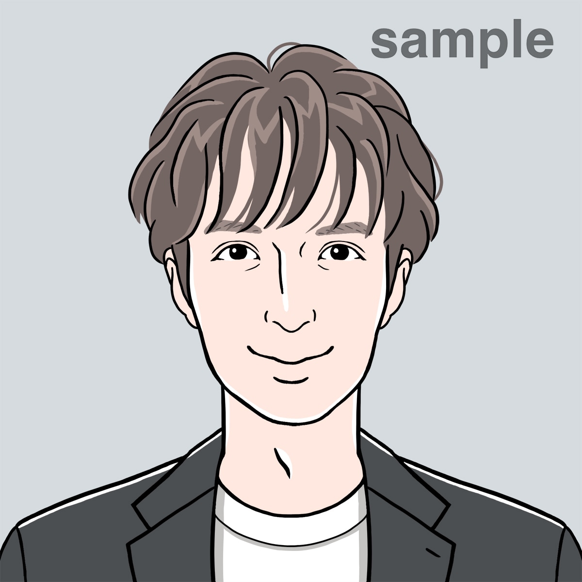 SNSアイコン用 似顔絵