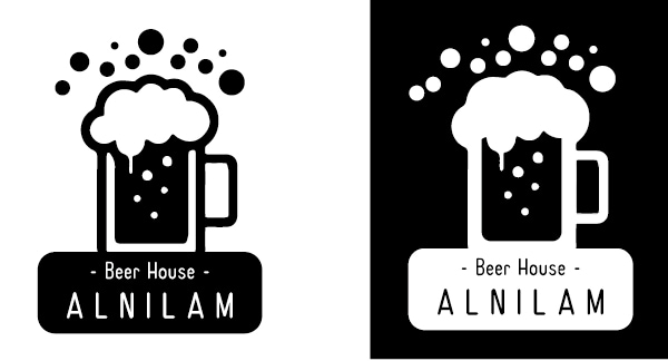 ビールショップのロゴコンペへの応募
