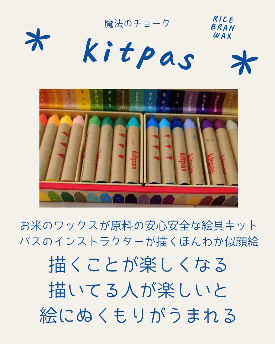 キットパスインストラクターが描く似顔絵