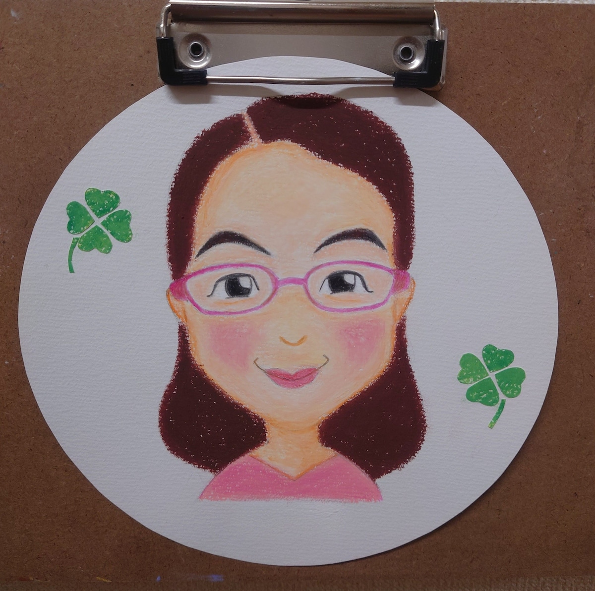 自己紹介　似顔絵