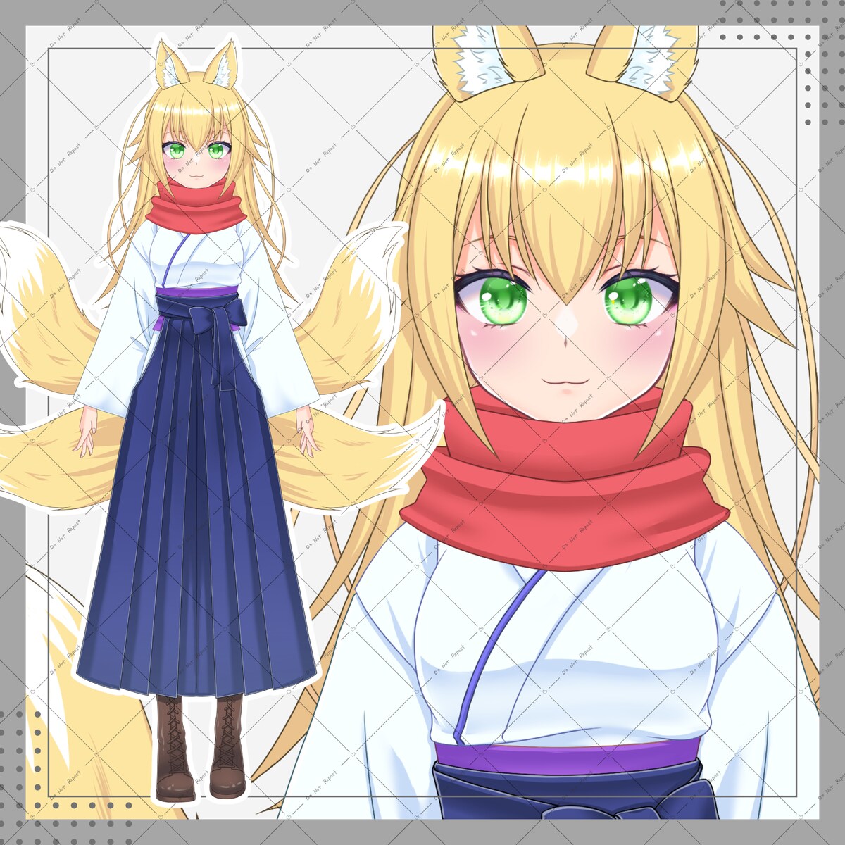 VTuber立ち絵イラスト