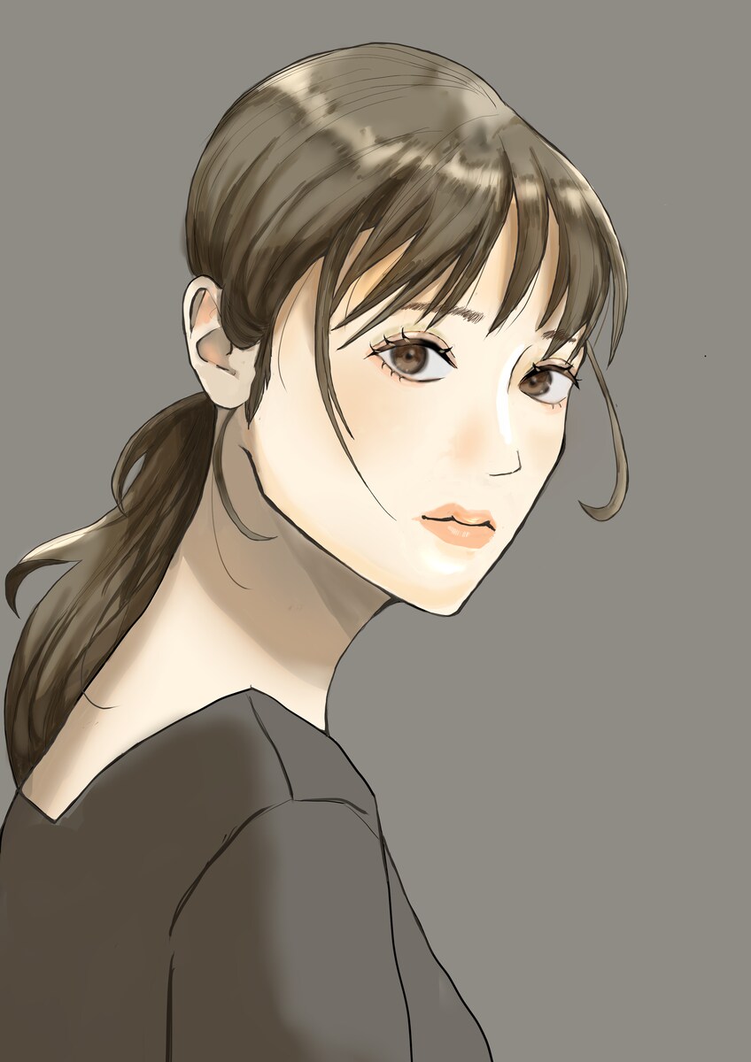厚塗り風イラスト