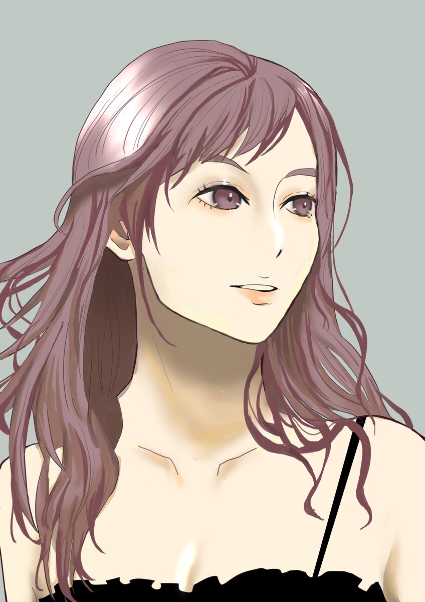 厚塗り風イラスト