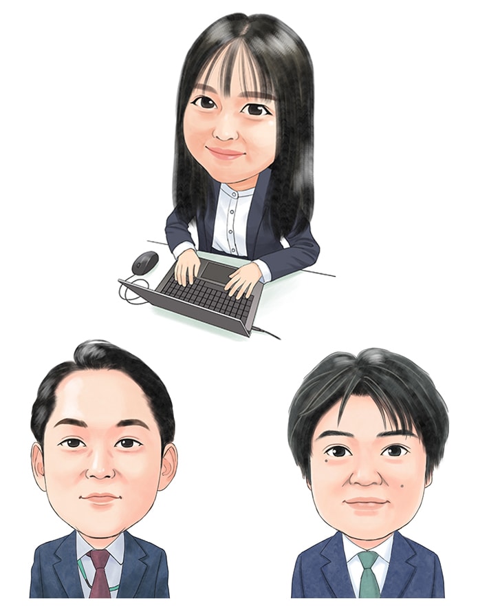 スタッフ似顔絵