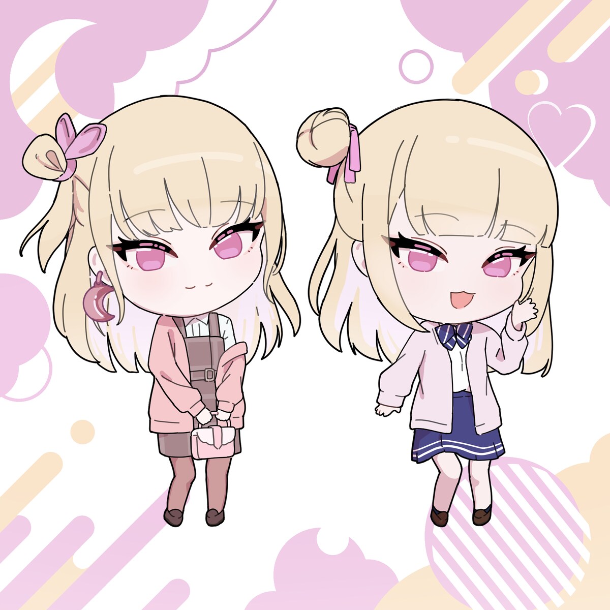 ミニキャラ全身(ガーリー)