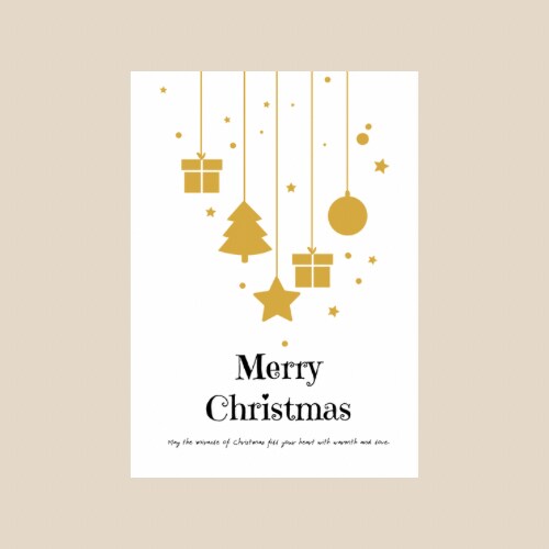 クリスマスポスターのデザイン