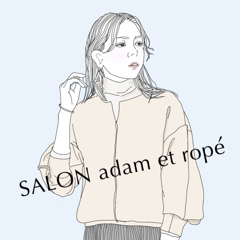 ファッションにフォーカスしたイラスト