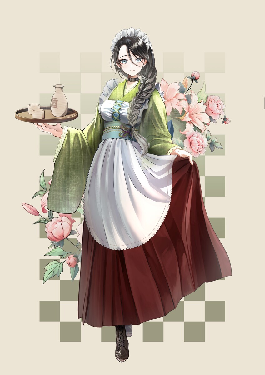VTuber イラスト 袴