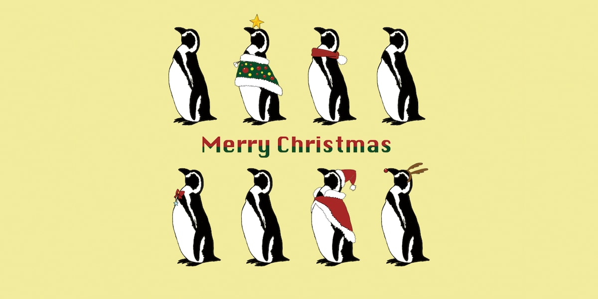 クリスマスペンギン