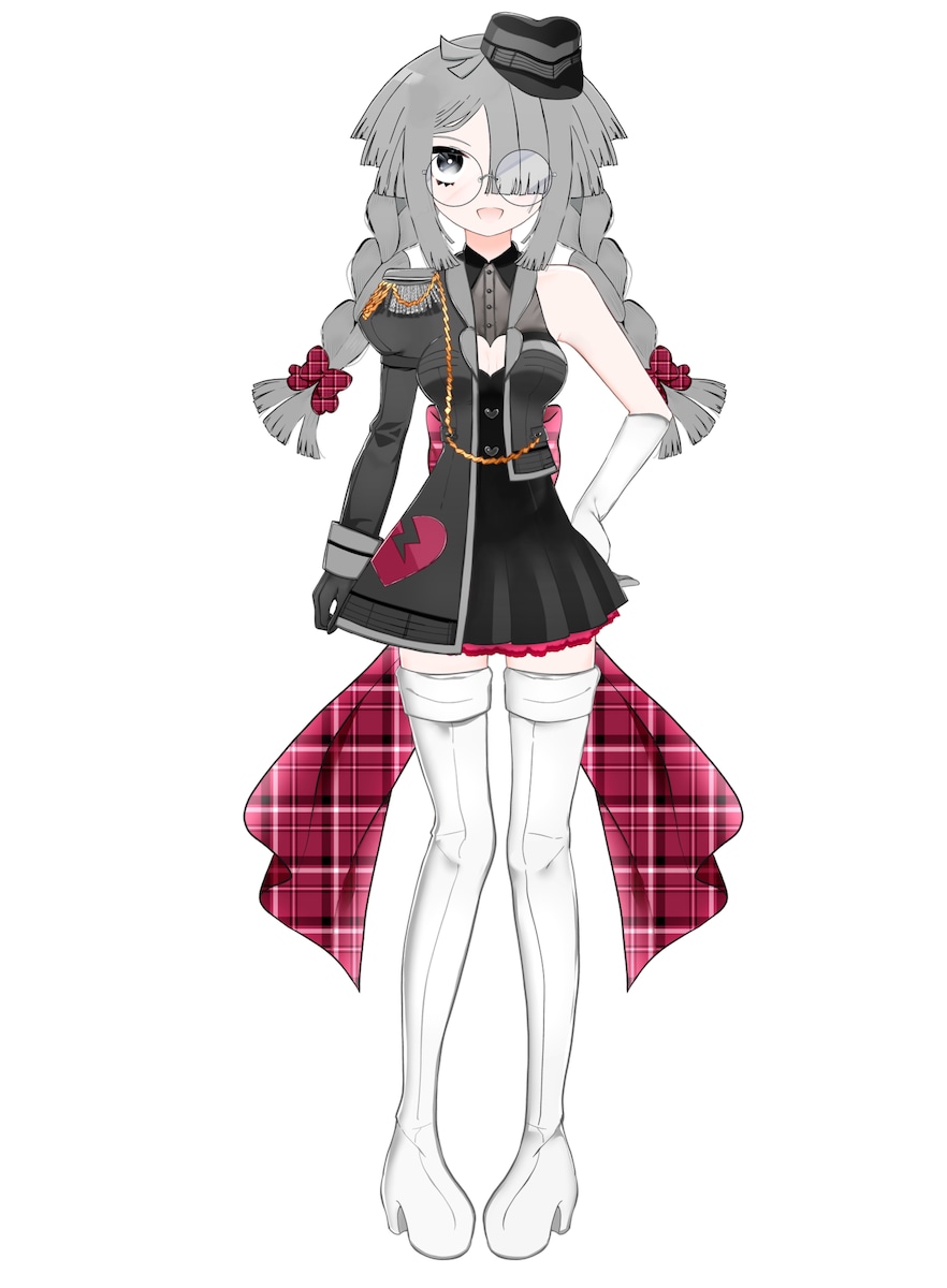 個人Vtuber「餡子概念」ステージ衣装デザイン