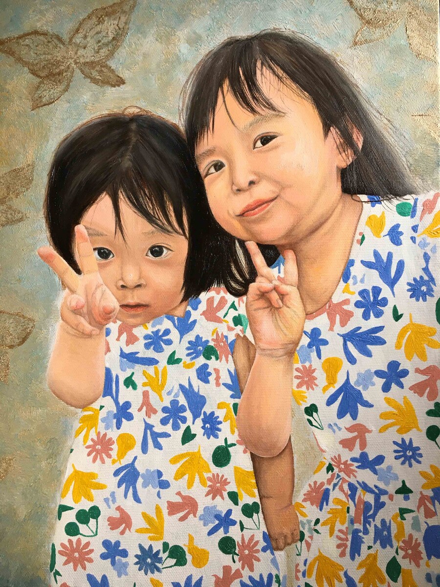 姉妹の肖像画