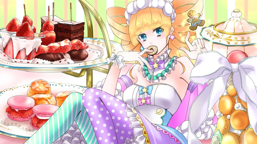 ＜過去絵＞魔法少女とお茶会