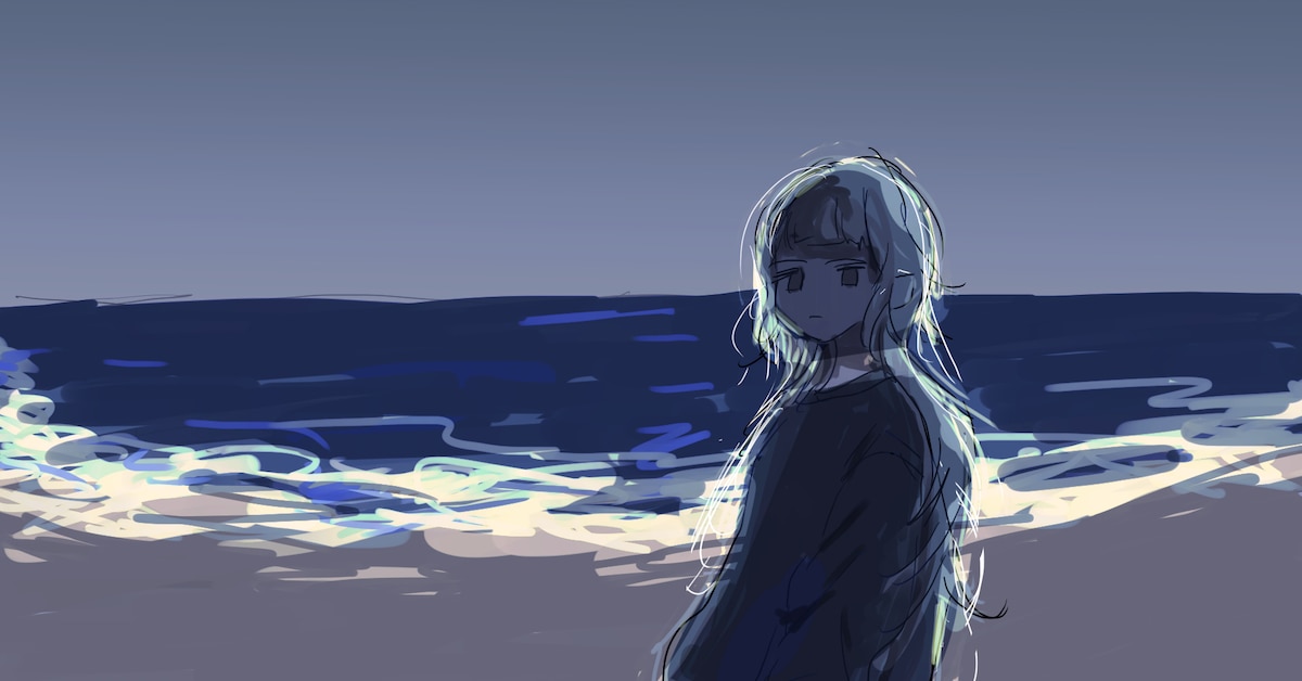 夜の海