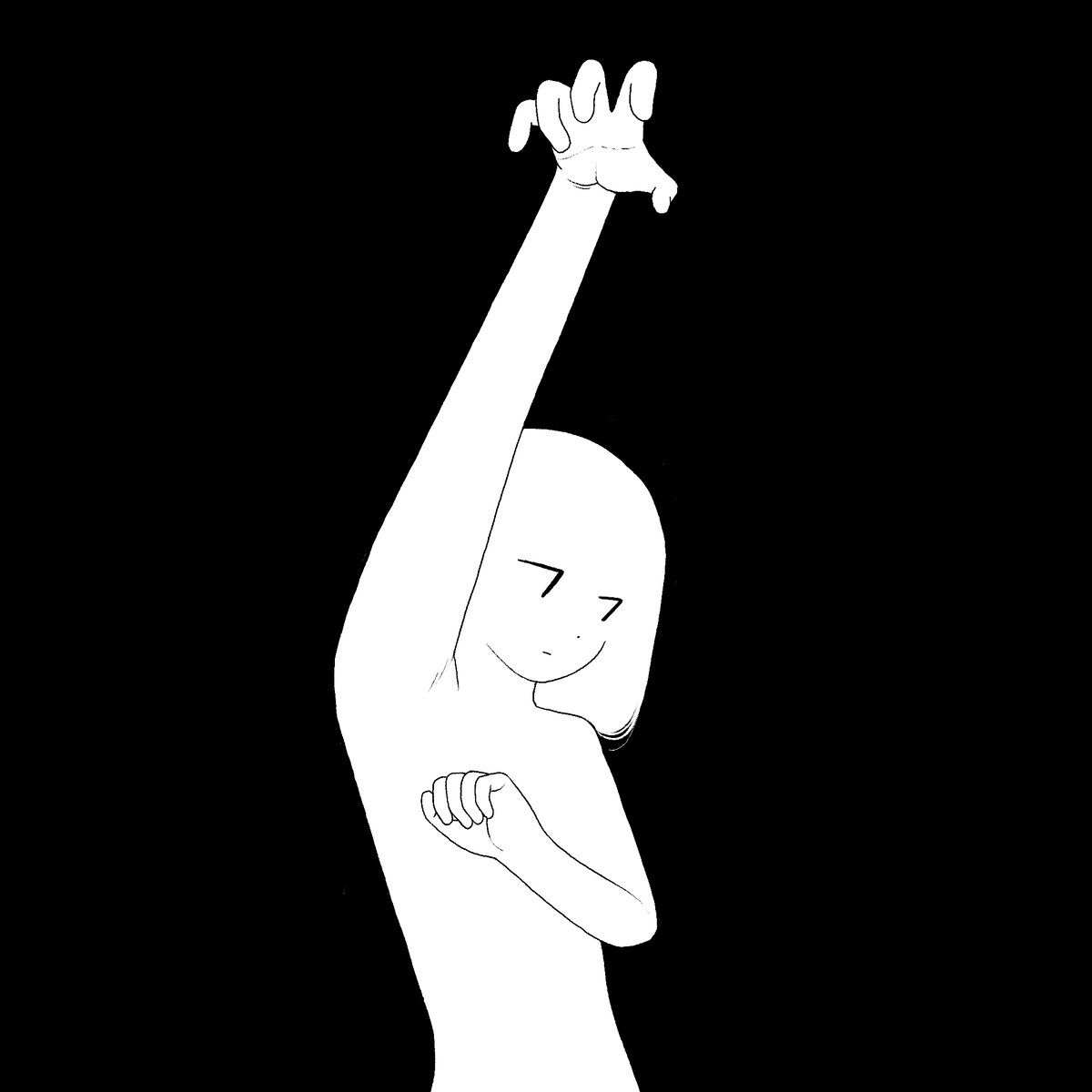 趣味のモノクロイラスト2