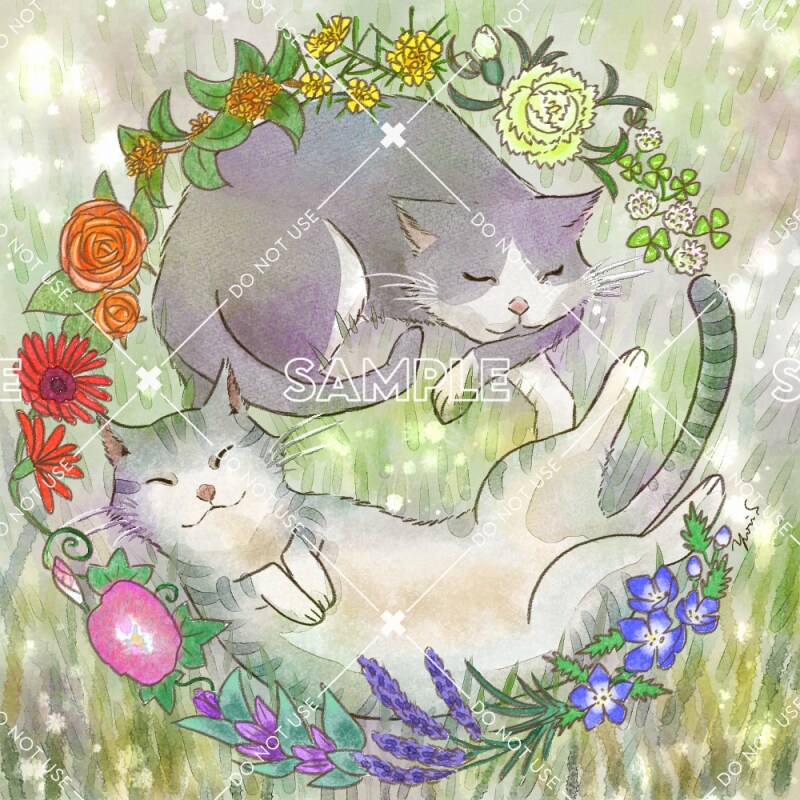 アイコン画（水彩風デジタル）